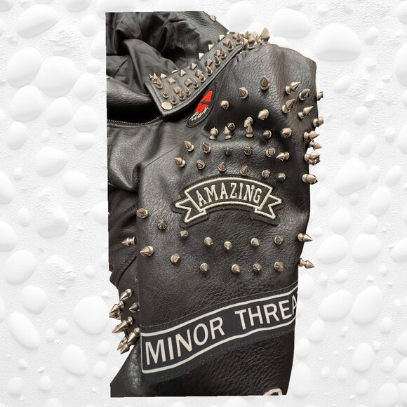 RARE VINTAGE Statement Jacket – Robert Phillipe Est. 1988 – Faux Leather – Mint - Picture 10 of 15